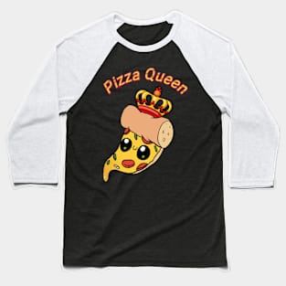 Pizza Queen Baseball T-Shirt